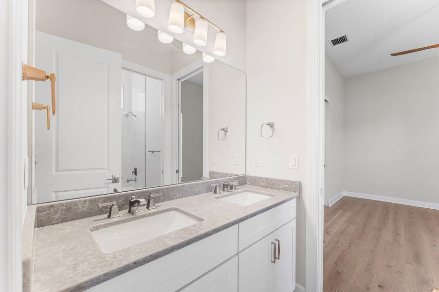 Furnished interior view inside a new home in Bridgewater, Jupiter (Image 8). Furnished interior view inside a new home in Bridgewater, Jupiter (Image 8).