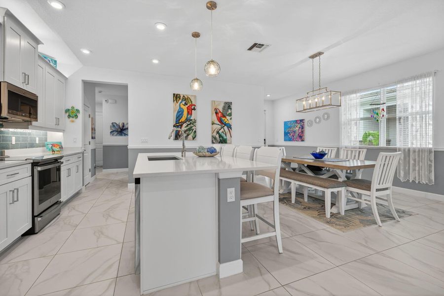 Furnished interior view inside a new home in , Port St. Lucie (Image 12).