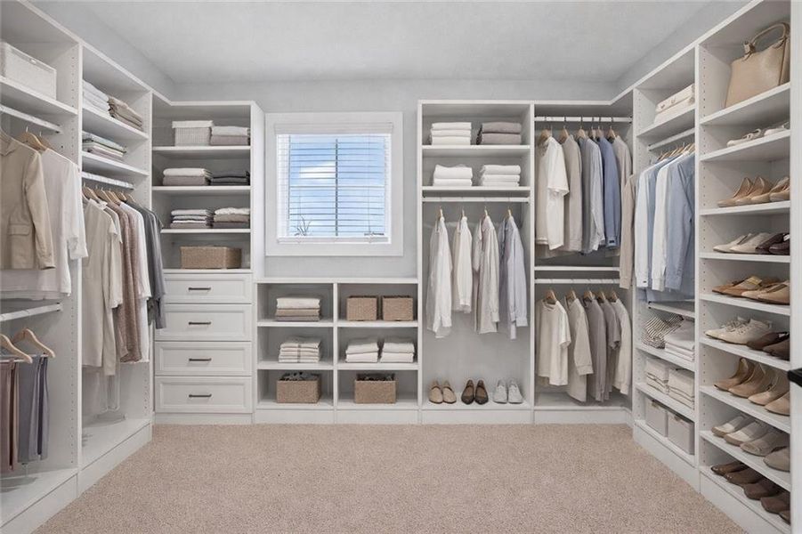 Furnished interior view inside a new home in The Fairways at Mirror Lake, Villa Rica (Image 6).