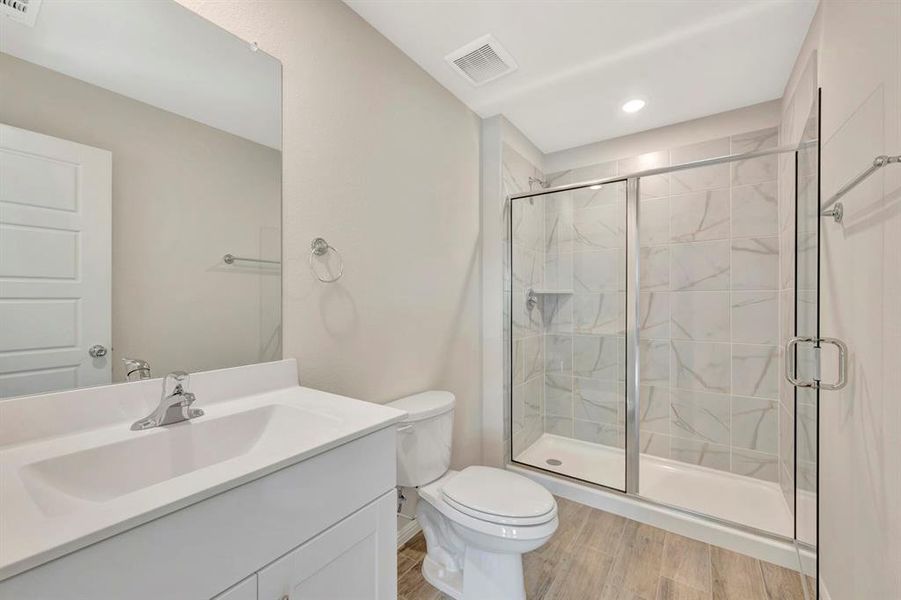 Furnished interior view inside a new home in The Preserve, Justin (Image 8).