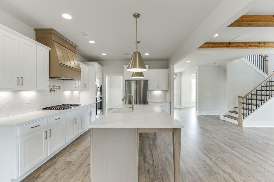 Furnished interior view inside a new home in , Buford (Image 9).