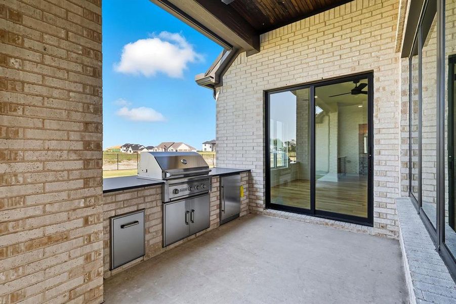 Exterior details and patio area of a home in , Celina (Image 4).