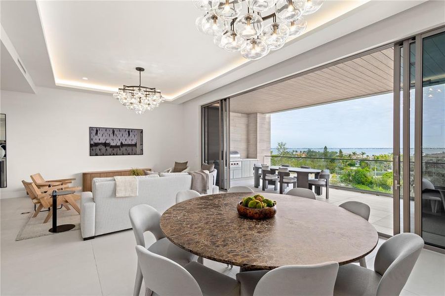 Furnished interior view inside a new home in , Longboat Key (Image 31). Furnished interior view inside a new home in , Longboat Key (Image 31).