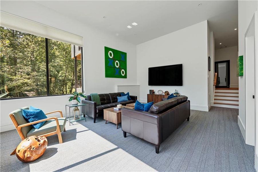 Furnished interior view inside a new home in , Atlanta (Image 11).
