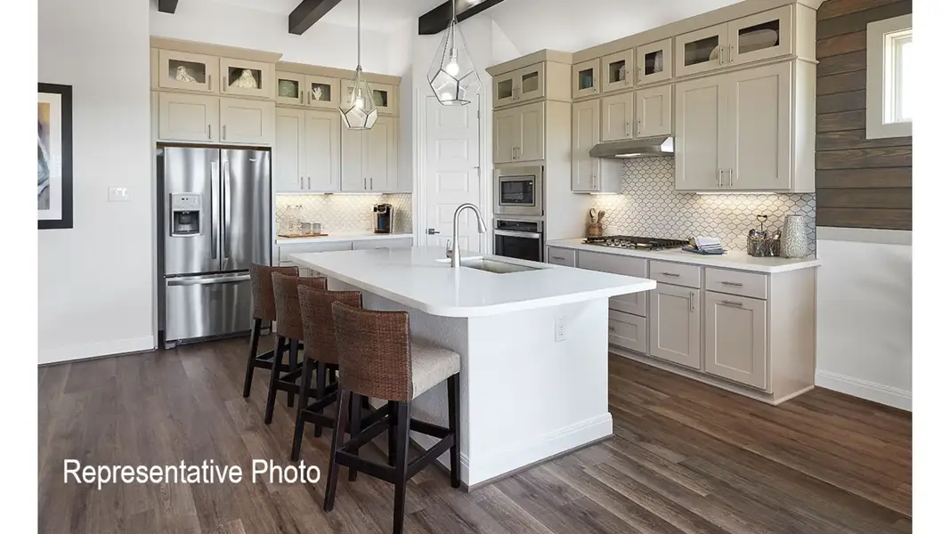 Representative furnished interior of a home built from the Palm by Brightland Homes in Hulen Trails, Fort Worth (Image 4). Representative furnished interior of a home built from the Palm by Brightland Homes in Hulen Trails, Fort Worth (Image 4).