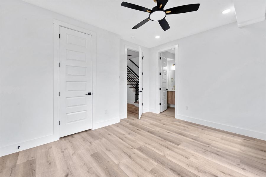 A great space for a guest room, an office, or a gym.