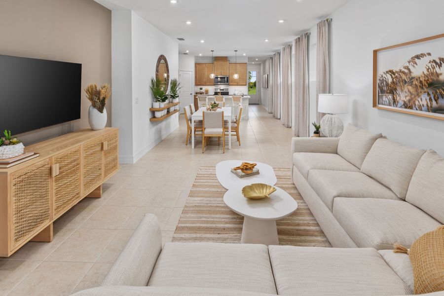 Representative furnished interior of a home built from the Greenway by Mattamy Homes in Crosswind Ranch, Parrish (Image 8).