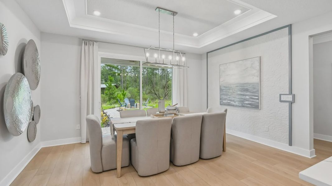 Furnished interior view inside a new home in Ardisia Park, New Smyrna Beach (Image 20).