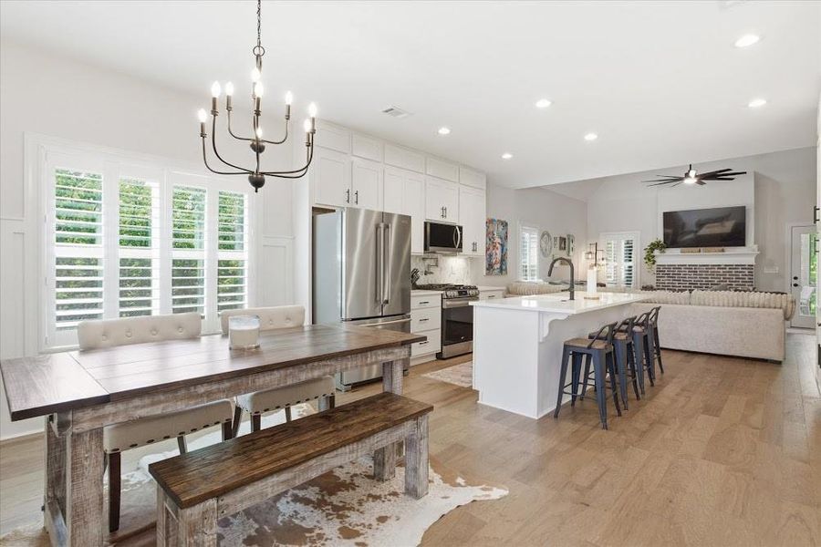 Furnished interior view inside a new home in , Carrollton (Image 32).