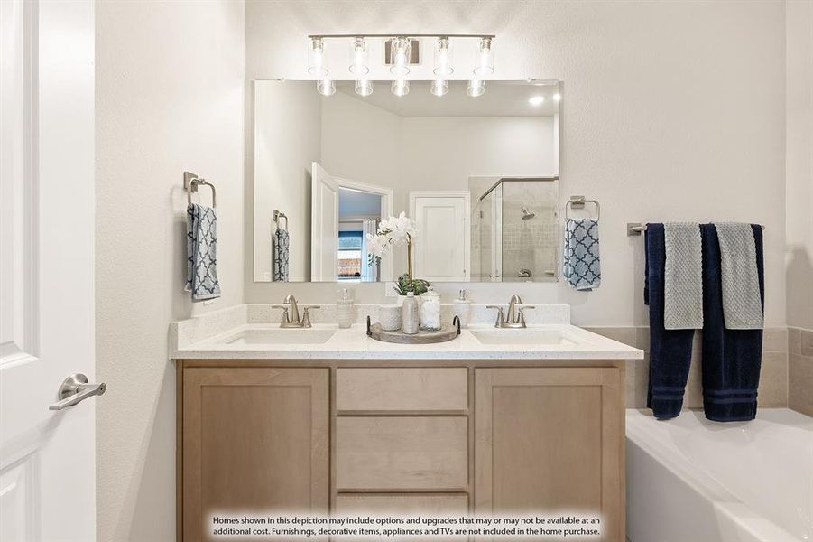 Furnished interior view inside a new home in Ridge Ranch, Mesquite (Image 21). Furnished interior view inside a new home in Ridge Ranch, Mesquite (Image 21).