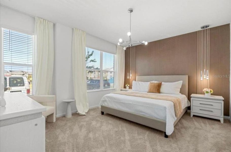 Furnished interior view inside a new home in , Kissimmee (Image 6).