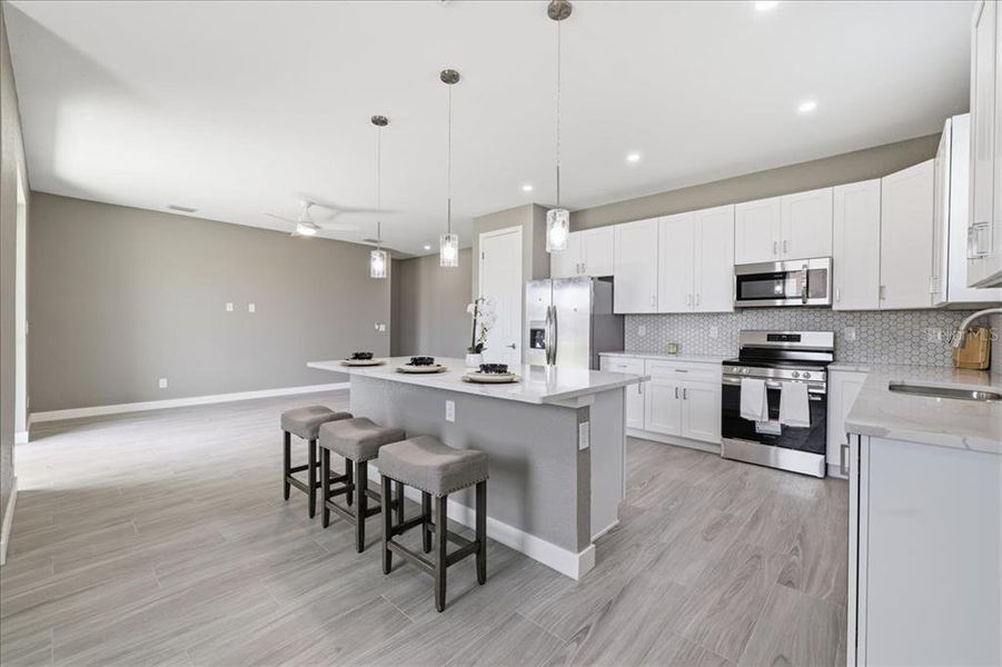 Furnished interior view inside a new home in , North Port (Image 6).