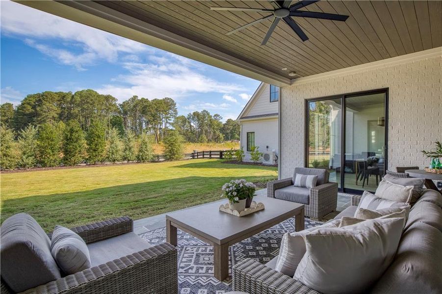 Exterior details and patio area of a home in , Alpharetta (Image 31). Exterior details and patio area of a home in , Alpharetta (Image 31).
