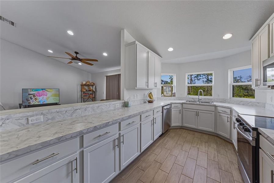 Furnished interior view inside a new home in , Sebring (Image 38).