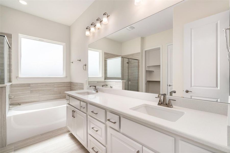 Furnished interior view inside a new home in Lake Breeze, Lavon (Image 5).