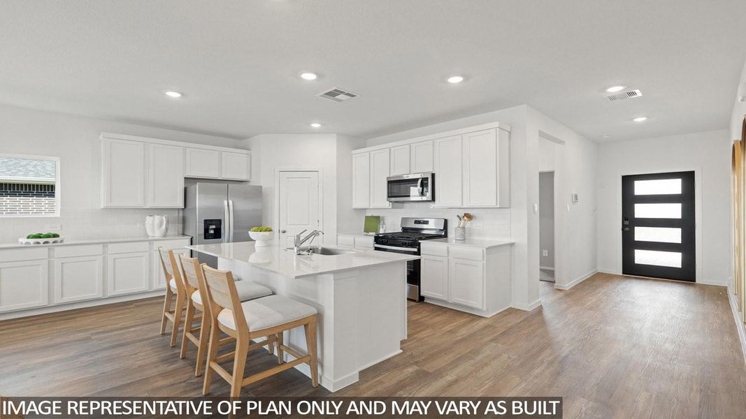 Furnished interior view inside a new home in Sunterra Lakes, Brookshire (Image 3).