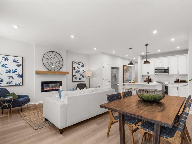 Furnished interior view inside a new home in Stegall Village, Emerson (Image 11).