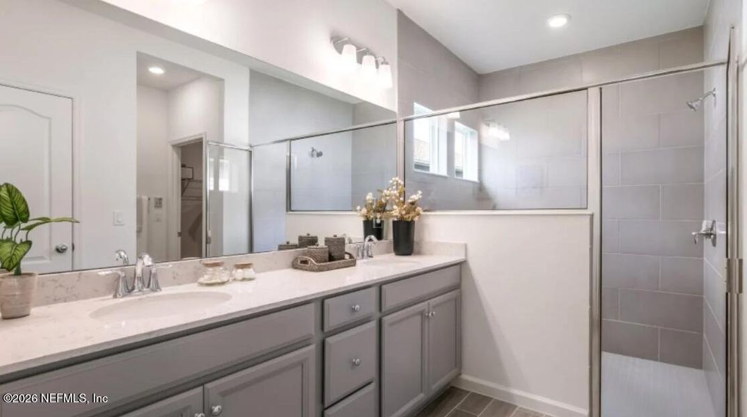 Furnished interior view inside a new home in , St. Johns (Image 8).