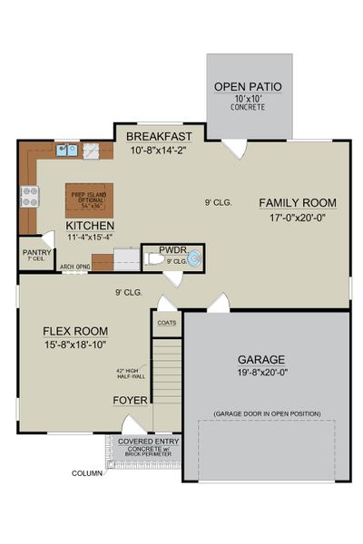 Greybeard First Floor Plan | Ernest Homes