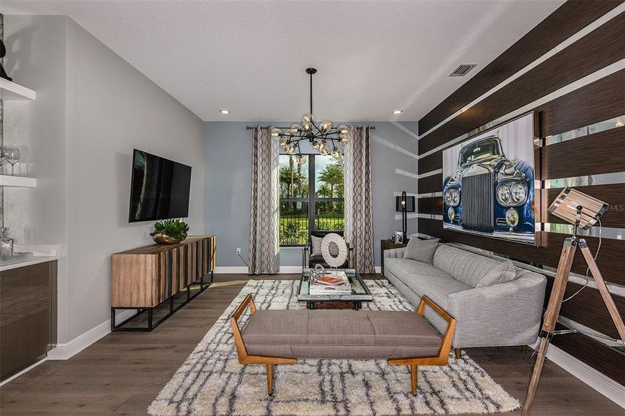 Furnished interior view inside a new home in Cresswind Lakewood Ranch, Lakewood Ranch (Image 7). Furnished interior view inside a new home in Cresswind Lakewood Ranch, Lakewood Ranch (Image 7).