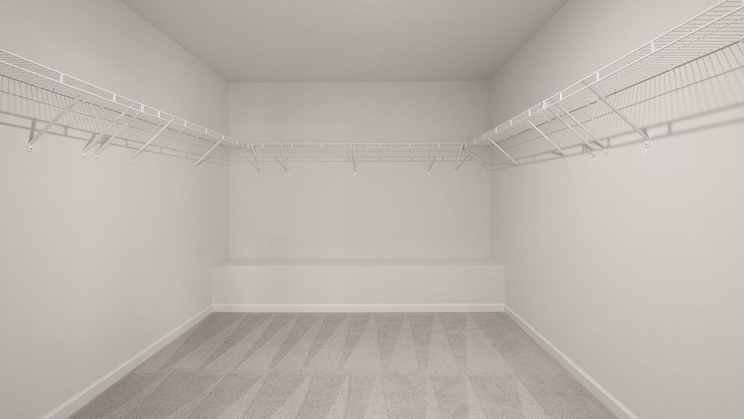 Representative unfurnished interior of a home built from the WESTERLY by D.R. Horton in Haven Abbey, Cumming (Image 28).