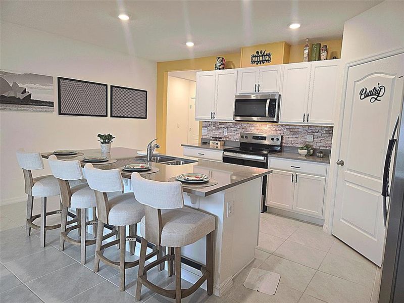 Furnished interior view inside a new home in Wind Meadows South, Bartow (Image 42).