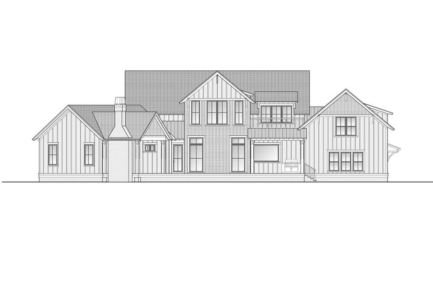Exterior rendering of this home design in , Mount Pleasant, SC (Image 4).