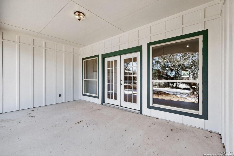 Exterior details and patio area of a home in , Spring Branch (Image 23).