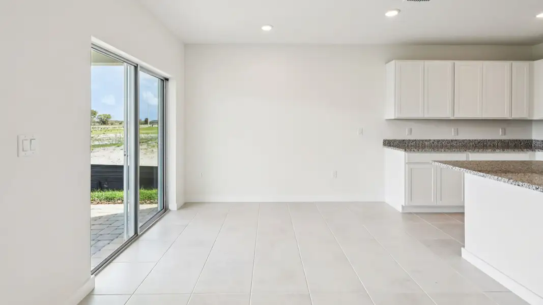 Representative unfurnished interior of a home built from the Baker by DRB Homes in Liberty Trace, Haines City (Image 25).