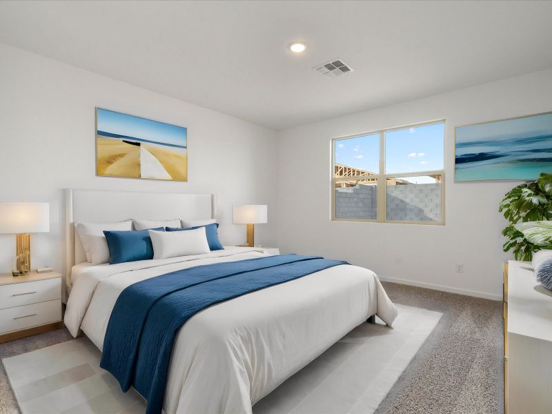 Furnished interior view inside a new home in Mountain View Estates Signature Series, Buckeye (Image 5).