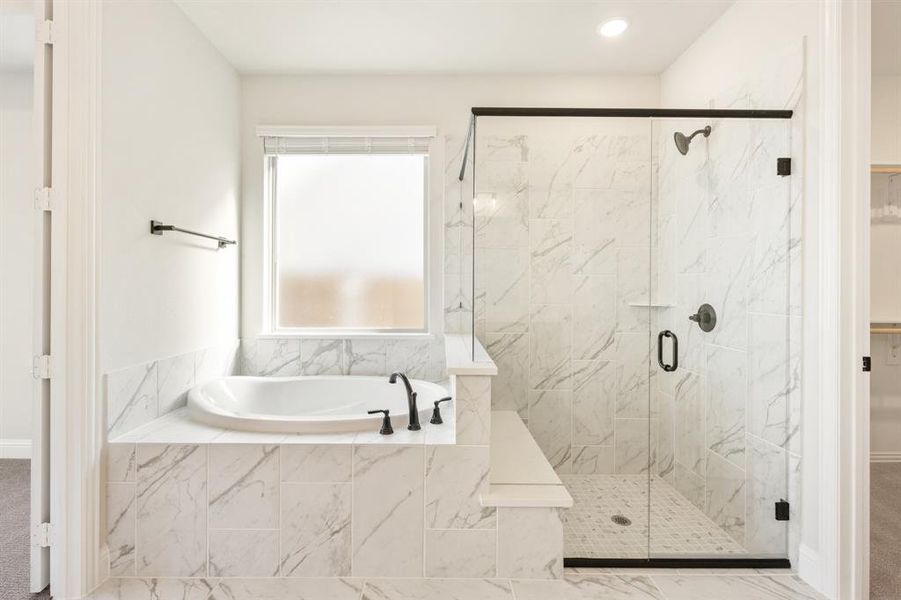 Furnished interior view inside a new home in The Oaks, Red Oak (Image 12).