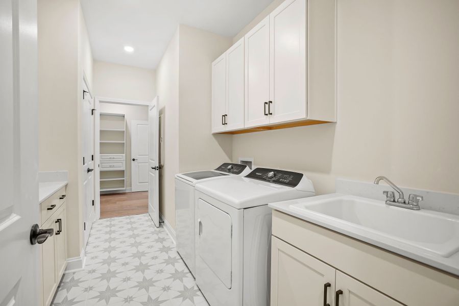 Furnished interior view inside a new home in Carolina Riverside, Belmont (Image 12).