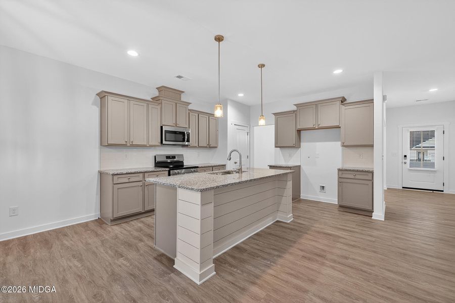 Furnished interior view inside a new home in Langston Place, Perry (Image 7).