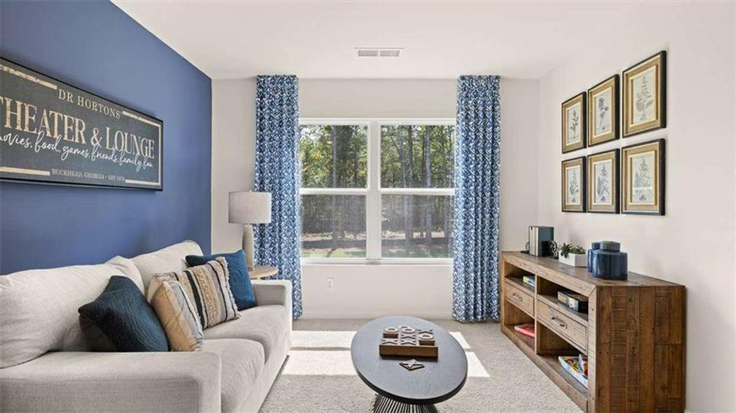 Furnished interior view inside a new home in Jackson Landing, Jefferson (Image 6). Furnished interior view inside a new home in Jackson Landing, Jefferson (Image 6).