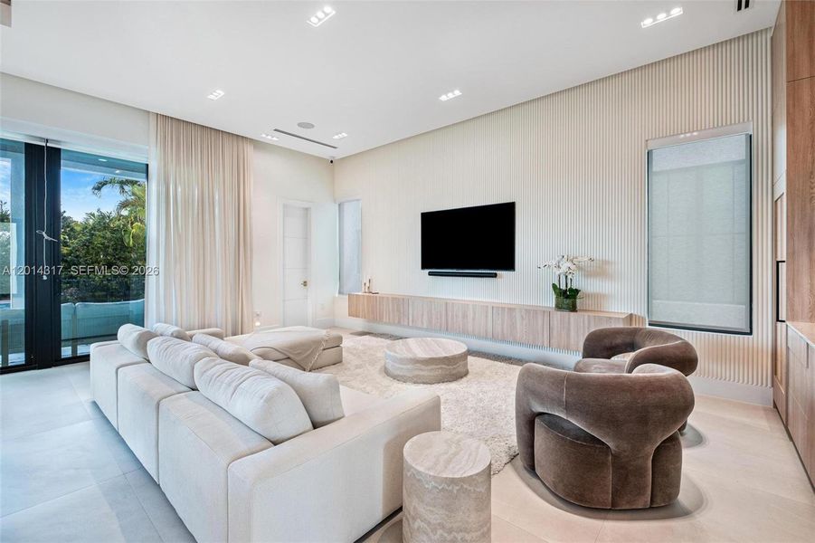 Furnished interior view inside a new home in , Surfside (Image 11).