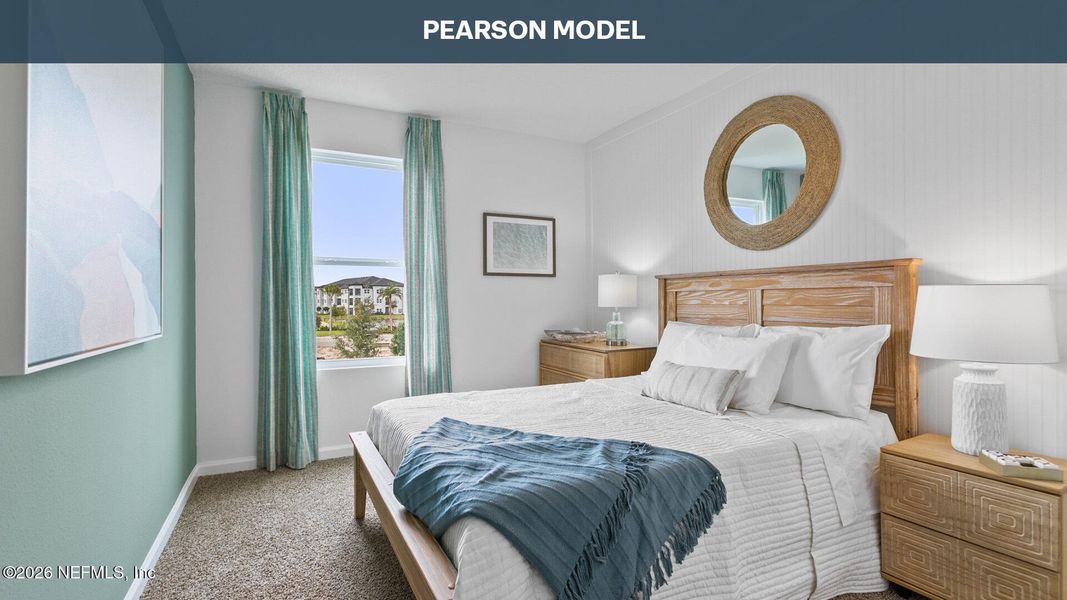 Furnished interior view inside a new home in Bridle Creek, Jacksonville (Image 9).