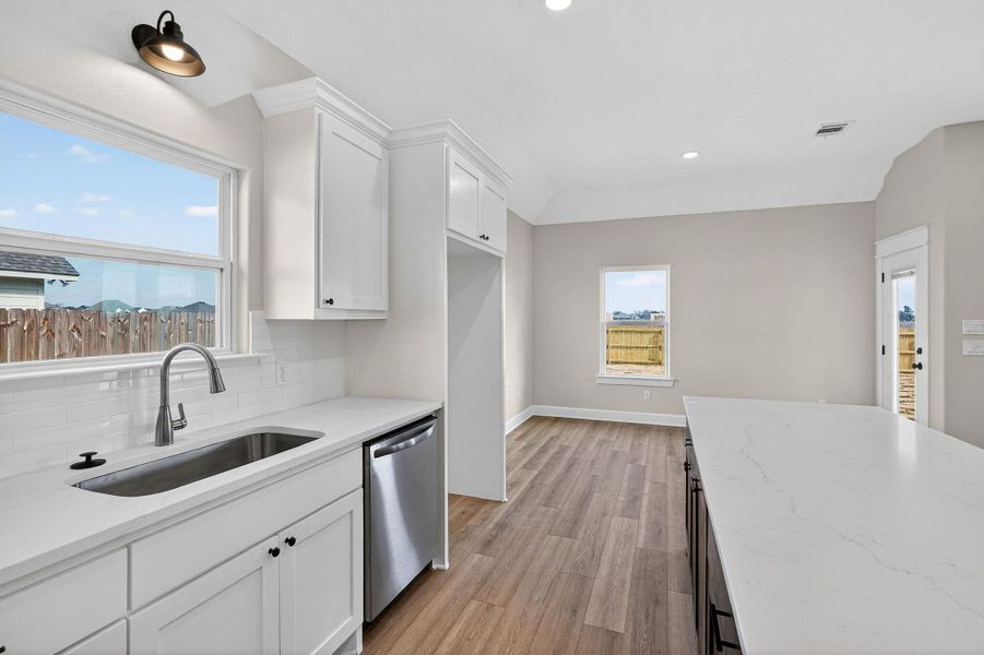 Furnished interior view inside a new home in , Snook (Image 9).