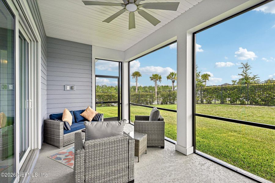 Exterior details and patio area of a home in SilverLeaf, St. Augustine (Image 3). Exterior details and patio area of a home in SilverLeaf, St. Augustine (Image 3).
