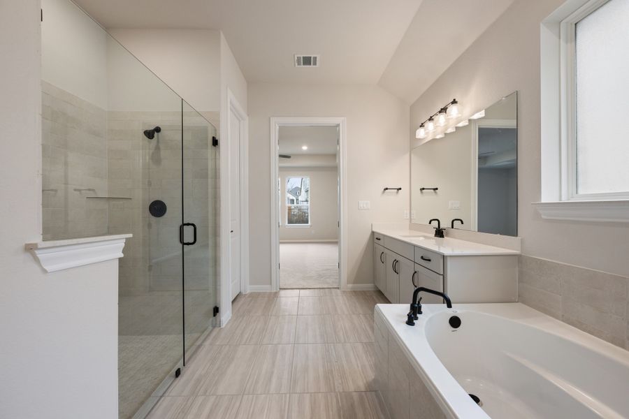 Representative furnished interior of a home built from the Carolina by Ashton Woods in The Estates at La Cima, San Marcos (Image 15). Representative furnished interior of a home built from the Carolina by Ashton Woods in The Estates at La Cima, San Marcos (Image 15).