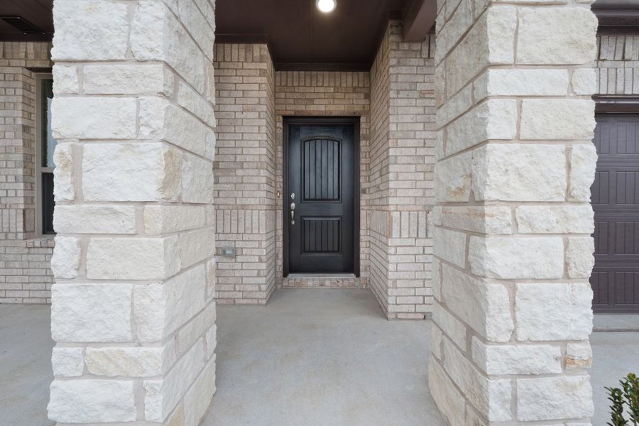 Exterior details and patio area of a home in Stonecreek, Sulphur Springs (Image 3). Exterior details and patio area of a home in Stonecreek, Sulphur Springs (Image 3).