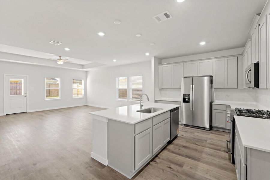Furnished interior view inside a new home in Sunterra, Katy (Image 7). Furnished interior view inside a new home in Sunterra, Katy (Image 7).