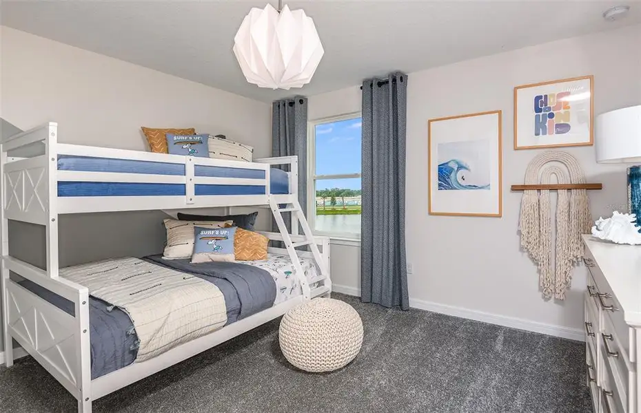 Furnished interior view inside a new home in Del Webb River Reserve, Spring Hill (Image 8). Furnished interior view inside a new home in Del Webb River Reserve, Spring Hill (Image 8).