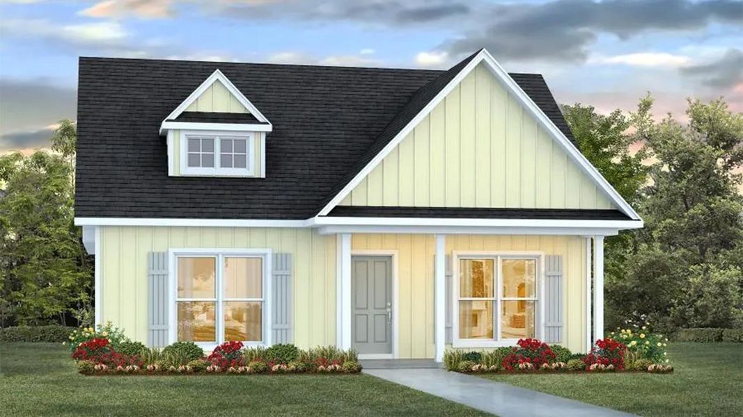 Representative exterior photo of a completed home built from the Bayberry by D.R. Horton in Owl's Head East, Freeport, FL (Image 20). Representative exterior photo of a completed home built from the Bayberry by D.R. Horton in Owl's Head East, Freeport, FL (Image 20).