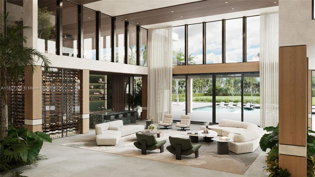 Furnished interior view inside a new home in , Southwest Ranches (Image 7).