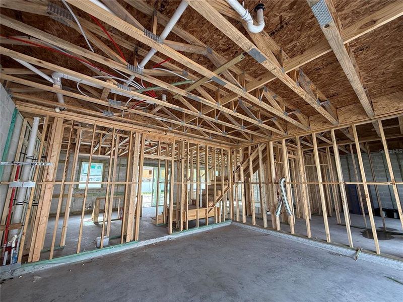 Spacious, unfurnished interior of a new home in Estates at Rivercrest, Sanford (Image 16). Spacious, unfurnished interior of a new home in Estates at Rivercrest, Sanford (Image 16).