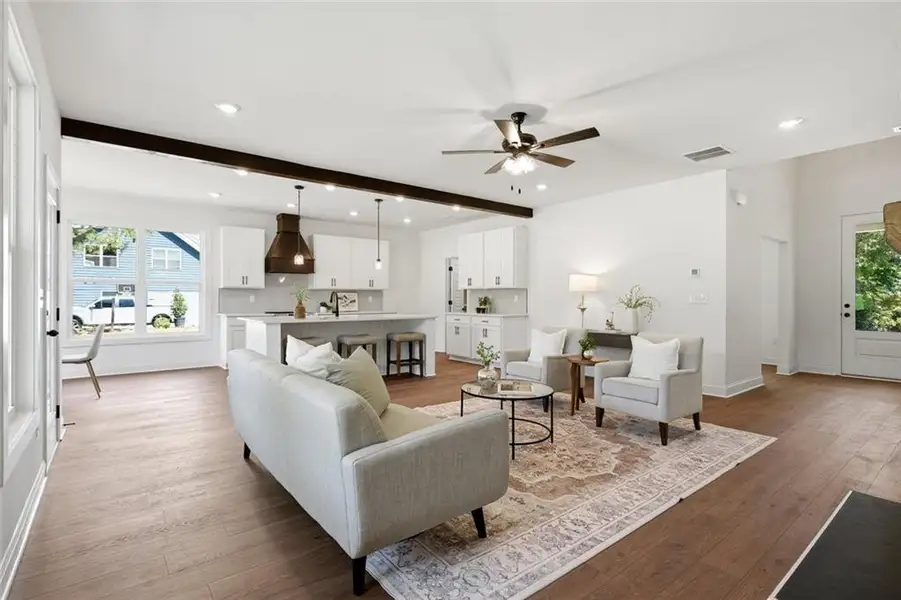 Furnished interior view inside a new home in , Mansfield (Image 7).