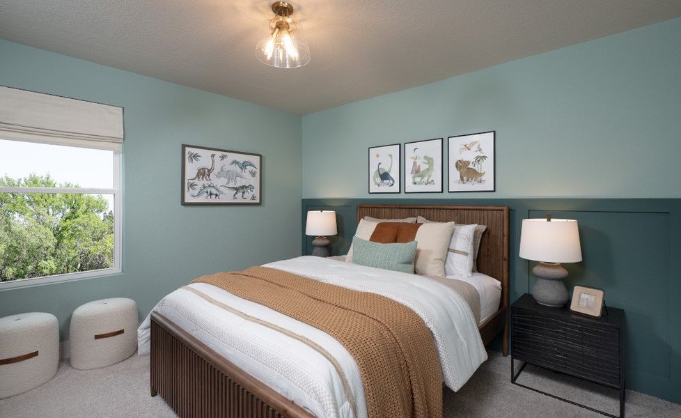 Representative furnished interior of a home built from the Colton by Ashton Woods in Covered Bridge, Hutto (Image 13).