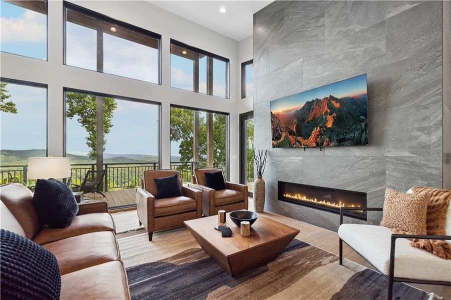 Furnished interior view inside a new home in , Blairsville (Image 30).