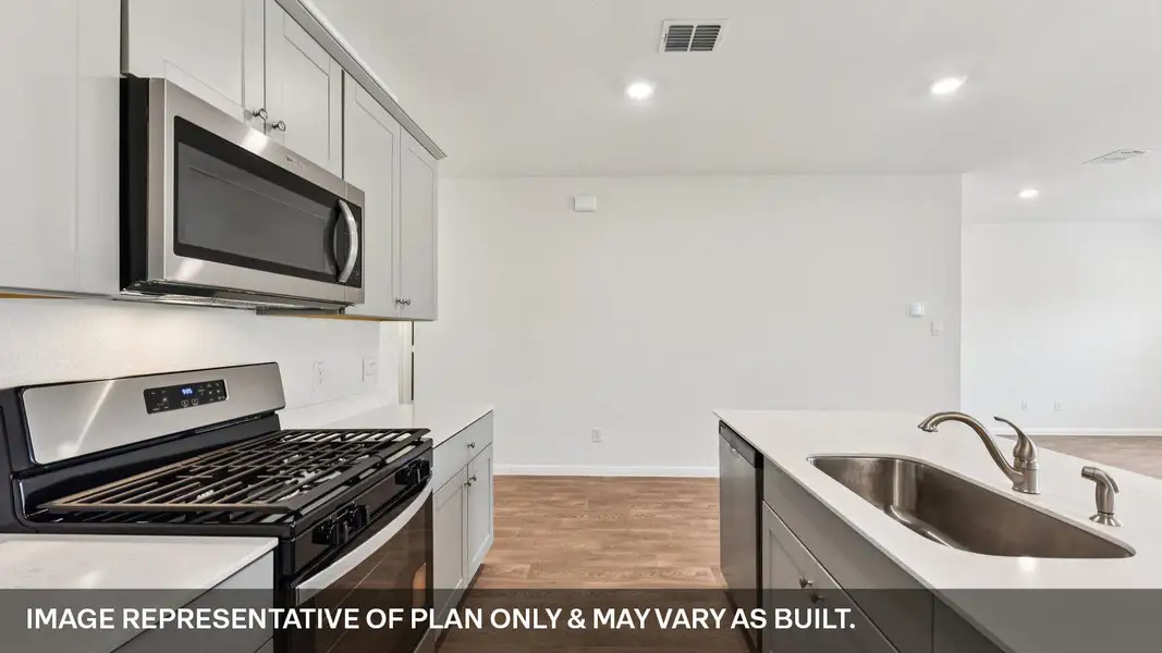 Furnished interior view inside a new home in Southgrove, Kyle (Image 4).