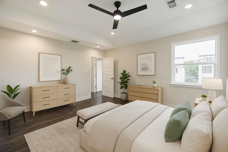 Furnished interior view inside a new home in , Houston (Image 7). Furnished interior view inside a new home in , Houston (Image 7).